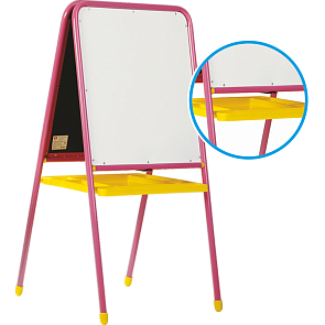 Мольберт детский универсальный, розовый (Дэми, МДУ.06 розовый)